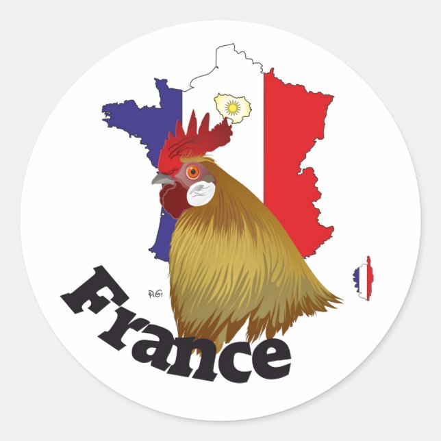 Frankreich France Francia Aufkleber (Vorderseite)