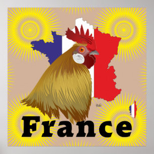 Frankreich, France, Francia Poster