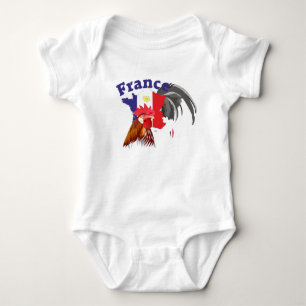 Frankreich France Francia T-Shirt Baby Strampler