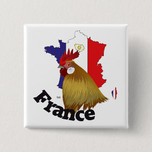 Frankreich Francia Button