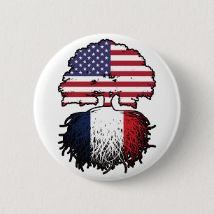 Frankreich Frankreich Amerika USA Vereinigte Staat Button