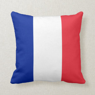 Frankreich (Französisch) Flagge Kissen