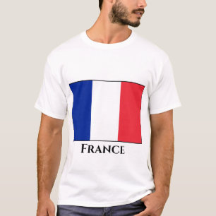 Frankreich (Französisch) Flagge T-Shirt