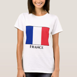 Frankreich (Französisch) Flagge T-Shirt