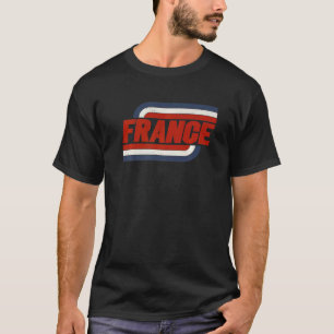 Frankreich Französischer Flaggenfußball Souvenir F T-Shirt