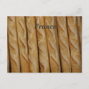 Frankreich - französisches Brot Postkarte