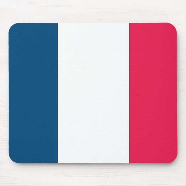 Frankreich - Französisches Flaggenmousepad Mousepad (Vorne)