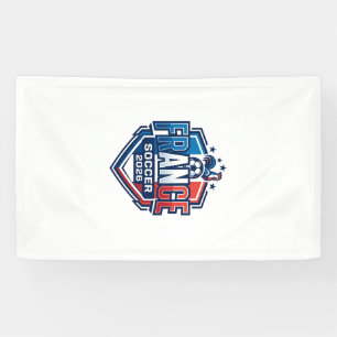 Frankreich Fußball 2026 Fußball Fett Land Typograf Banner