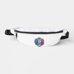 Frankreich Fußball 2026 Fußball Fett Land Typograf Bauchtasche