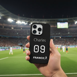 Frankreich Fußball benutzerdefinierter Name und Nu iPhone 15 Pro Hülle