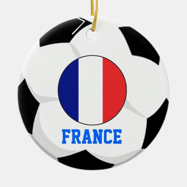 Frankreich Fußball Champs Ornament (Vorne)