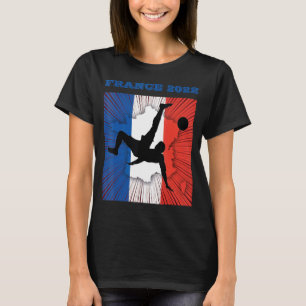 Frankreich Fußball-Fahnenball Franzose Team Fußbal T-Shirt