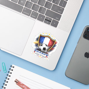 Frankreich Fußball Fan Französischer Fußball Weltm Aufkleber