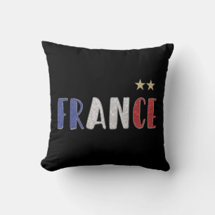 Frankreich Fußball Fan Shirt Französische Flagge Kissen