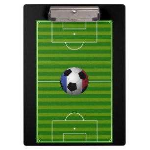 Frankreich-Fußball Klemmbrett