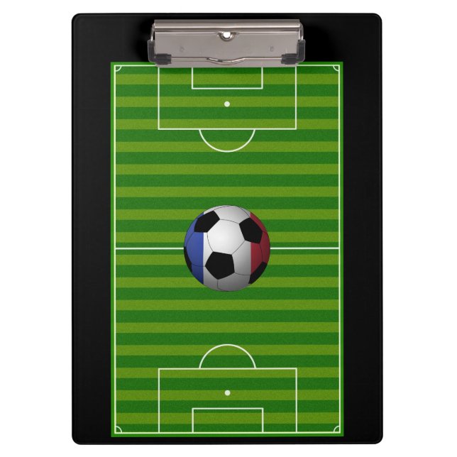 Frankreich-Fußball Klemmbrett (Vorderseite)