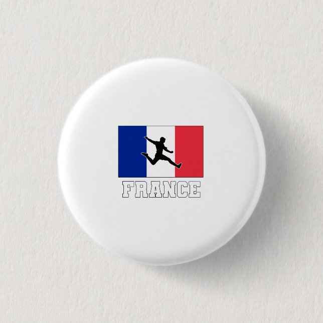Frankreich Fußball-Nationalmannschaft Button (Vorderseite)