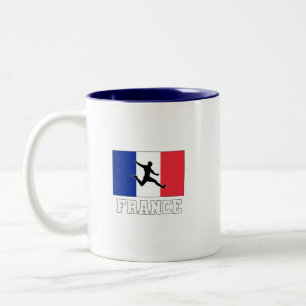 Frankreich Fußball-Nationalmannschaft Zweifarbige Tasse