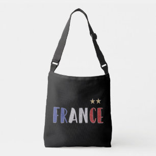Frankreich Fußball-Shirt Französisch-Flagge Tragetaschen Mit Langen Trägern