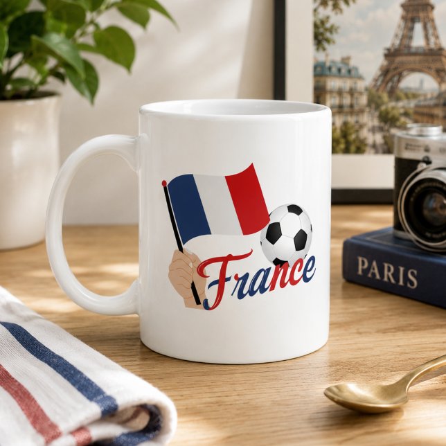 Frankreich Fußball Stolz  Kaffeetasse (Von Creator hochgeladen)