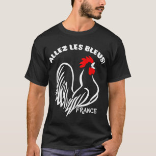 Frankreich Fußball World Allez Les Bleus T-Shirt