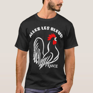 Frankreich Fußball World Allez Les Bleus T-Shirt
