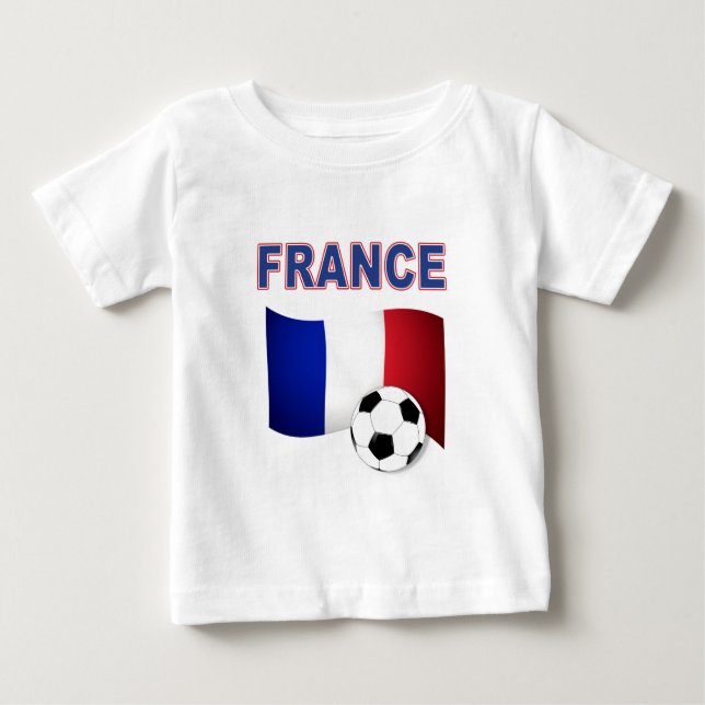Frankreich-Fußballfußball-Weltmeisterschaft 2010 Baby T-shirt (Vorderseite)