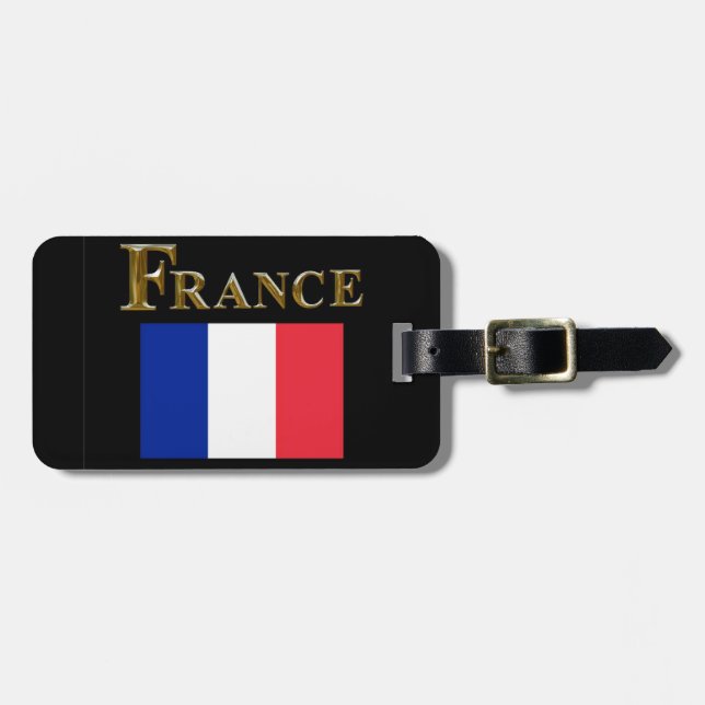 FRANKREICH GEPÄCKANHÄNGER (Vorderseite horizontal)