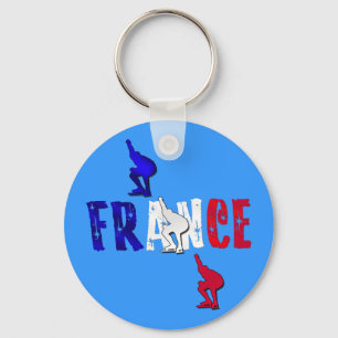 Frankreich-Geschwindigkeits-Skaten Patinage de Schlüsselanhänger