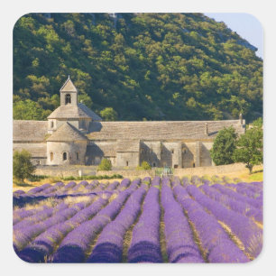 Frankreich, Gordes. Zisterzienserkloster von Quadratischer Aufkleber