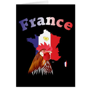 Frankreich Grusskarte