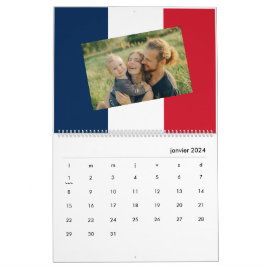 Frankreich | Hinzufügen des französischen Fotos Fl Kalender