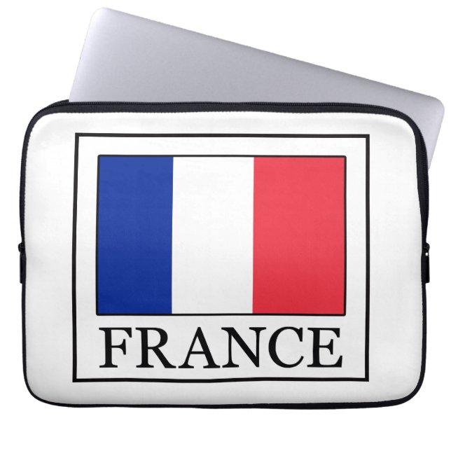 Frankreich-Hülse Laptopschutzhülle (Vorderseite)