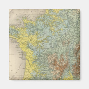 Frankreich hypsometrisch magnet