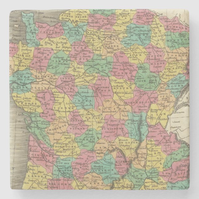 Frankreich, in den Abteilungen Steinuntersetzer (Vorderseite)