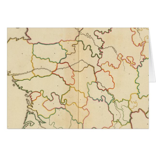 Frankreich Kontur Flüsse (Vorderseite (Horizontal))