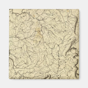 Frankreich Kontur Magnet