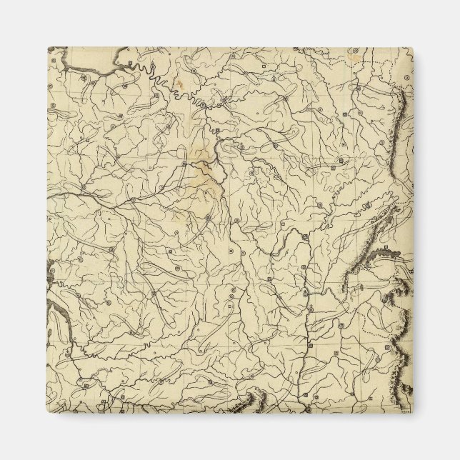 Frankreich Kontur Magnet (Vorne)