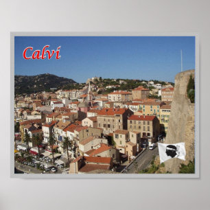 Frankreich - Korsika - Calvi - Poster