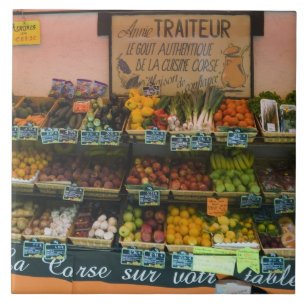 Frankreich, Korsika. Der Geschmack authentischer k Fliese