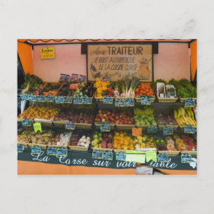 Frankreich, Korsika. Der Geschmack authentischer k Postkarte