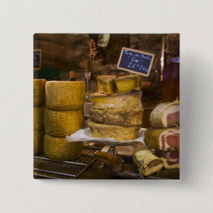 Frankreich, Korsika. Käse und Charcuterie Button