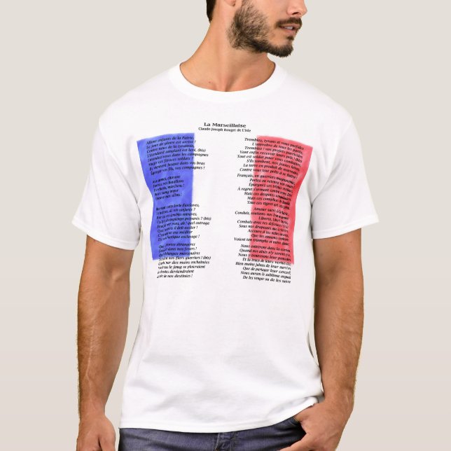 Frankreich - La Marseillaise T-Shirt (Vorderseite)