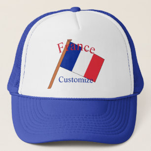 Frankreich Landesflagge Thunder_Cove Truckerkappe