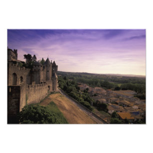 FRANKREICH, Languedoc Carcassonne Fotodruck