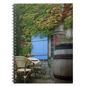 Frankreich, Les Baux de Provence, Café-Patio Notizblock