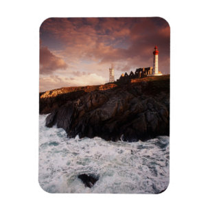 Frankreich, Leuchtturm im Morgengrauen Magnet
