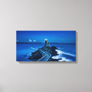 Frankreich-Leuchtturm-Leinwand Leinwanddruck