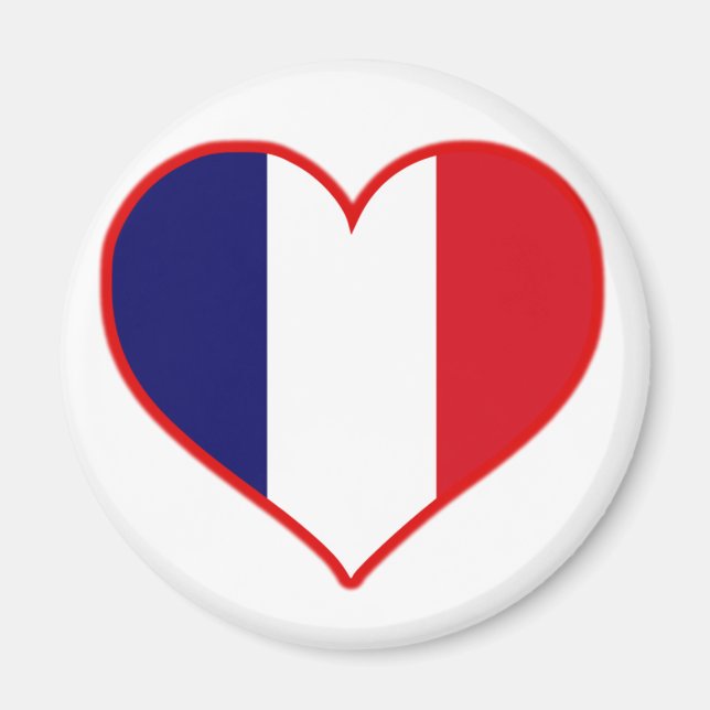 Frankreich Liebe Magnet (Vorne)