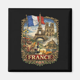 Frankreich Magnet